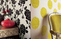 Flocked products are widely available for use in the interior and exterior decoration of buildings and homes, e.g. flocked wallpaper