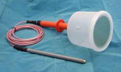 60/400 - hand flock applicator with fine mesh & high voltage cable